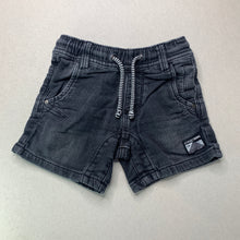 Load image into Gallery viewer, Boys Target, knit stretch denim shorts, elasticated, GUC, size 2,  