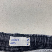 Load image into Gallery viewer, Boys Target, knit stretch denim shorts, elasticated, GUC, size 2,  