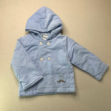 Load image into Gallery viewer, Boys ZIG ZAG, lined corduroy cotton lightweight jacket / coat, EUC, size 0,  