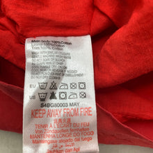 Load image into Gallery viewer, Girls Pumpkin Patch, lined red cotton party dress, EUC, size 000, L: 34cm