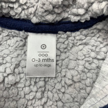 Load image into Gallery viewer, Boys Target, fleece lined zip hoodie sweater, GUC, size 000,  