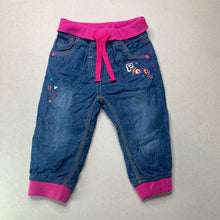 Load image into Gallery viewer, Girls Ollie's Place, cotton lined casual pants, elasticated, EUC, size 0,  