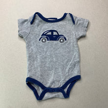 Load image into Gallery viewer, Boys Kyle &amp; Deena, cotton bodysuit / romper, car, GUC, size 000,  