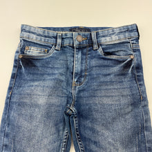 Load image into Gallery viewer, Boys Next, super skinny stretch denim jeans, adjustable, Inside leg: 48cm, FUC, size 8,  