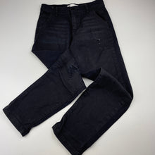Load image into Gallery viewer, Boys Cotton On, distressed stretch denim jeans, adjustable, Inside leg: 55cm, EUC, size 8,  