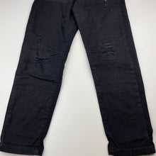 Load image into Gallery viewer, Boys Cotton On, distressed stretch denim jeans, adjustable, Inside leg: 55cm, EUC, size 8,  