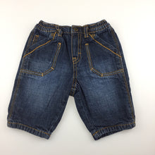 Load image into Gallery viewer, Boys The Children&#39;s Place, cotton lined denim jeans, elasticated, GUC, size 000
