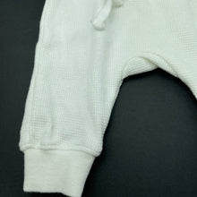 Load image into Gallery viewer, unisex Baby Berry, waffle cotton bottoms, elasticated, EUC, size 0000,  