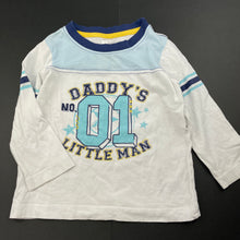 Load image into Gallery viewer, Boys Tiny Little Wonders, cotton long sleeve top, FUC, size 1,  