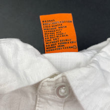 Load image into Gallery viewer, Boys Tilt, white cotton short sleeve shirt, FUC, size 5,  