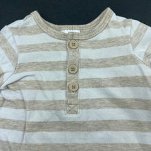 Load image into Gallery viewer, Boys Target, striped stretchy bodysuit / romper, GUC, size 0000,  
