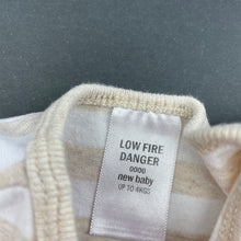 Load image into Gallery viewer, Boys Target, striped stretchy bodysuit / romper, GUC, size 0000,  