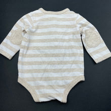 Load image into Gallery viewer, Boys Target, striped stretchy bodysuit / romper, GUC, size 0000,  