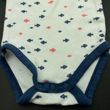 Load image into Gallery viewer, Boys Tiny Little Wonders, cotton bodysuit / romper, fish, GUC, size 0000,  