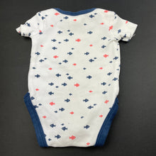 Load image into Gallery viewer, Boys Tiny Little Wonders, cotton bodysuit / romper, fish, GUC, size 0000,  