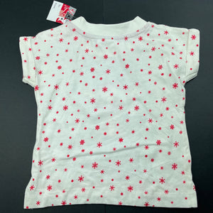 Girls Baby Berry, cotton Christmas t-shirt / top, NEW, size 0000,  