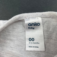 Load image into Gallery viewer, Girls Anko, grey marle t-shirt / top, FUC, size 00,  
