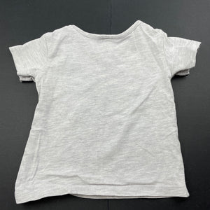 Girls Anko, grey marle t-shirt / top, FUC, size 00,  