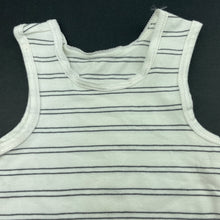Load image into Gallery viewer, unisex Anko, organic cotton blend singlet top, EUC, size 0,  