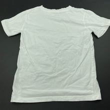 Load image into Gallery viewer, Boys Anko, white cotton t-shirt / top, GUC, size 8,  