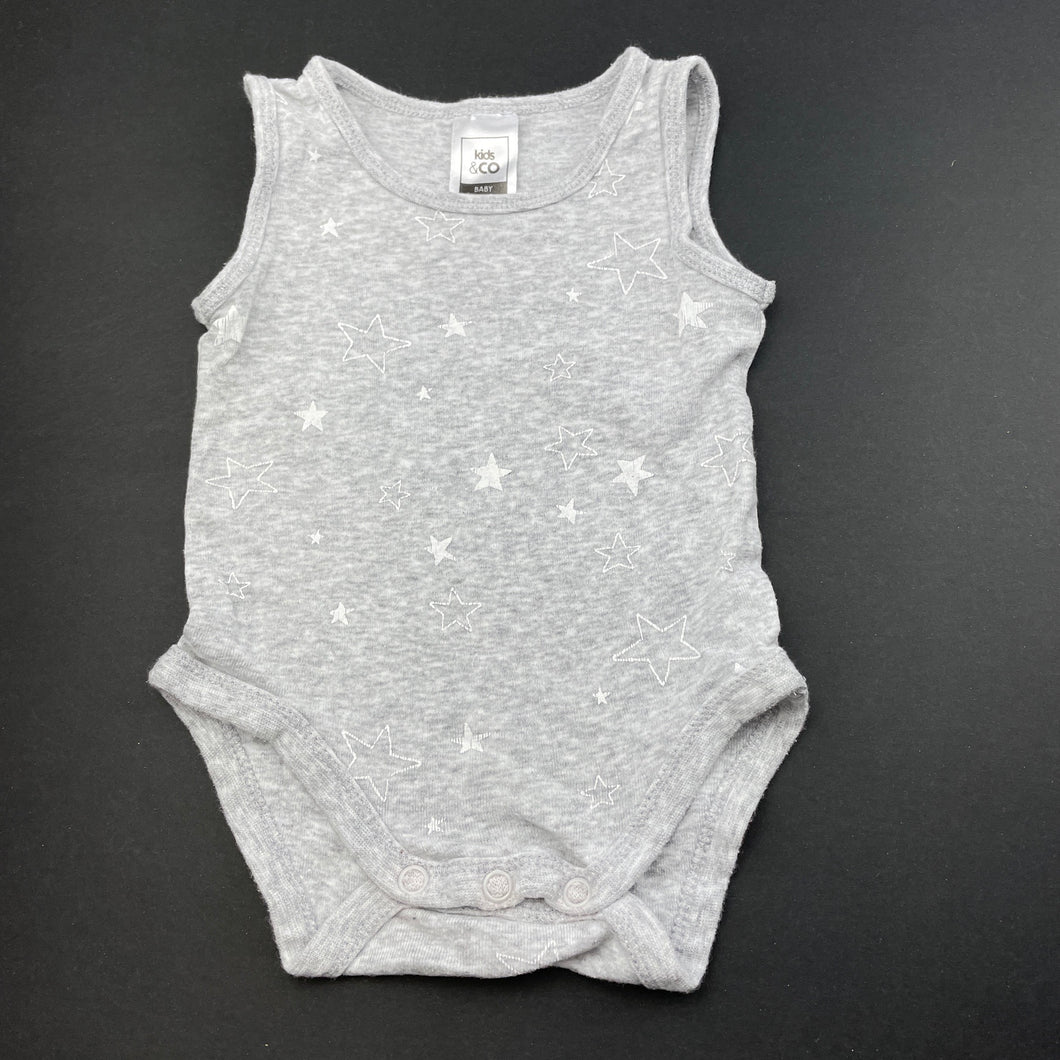 unisex Kids & Co, cotton singletsuit / romper, FUC, size 00,  