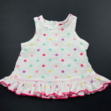 Girls Sprout, stretchy summer top, GUC, size 0000,  
