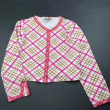 Load image into Gallery viewer, Girls Charlie Brown, checked stretchy long sleeve top, GUC, size 8,  