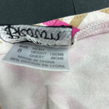 Load image into Gallery viewer, Girls Charlie Brown, checked stretchy long sleeve top, GUC, size 8,  