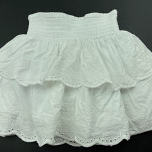 Load image into Gallery viewer, Girls Anko, tiered cotton skirt, elasticated, L: 26.5cm, FUC, size 3,  