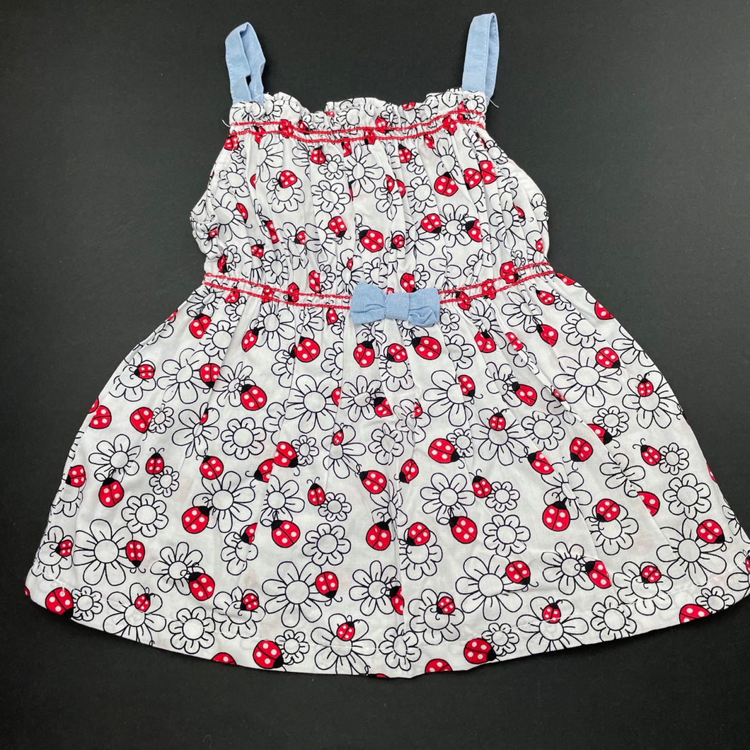 Girls Penny M, lightweight cotton summer top, L: 35cm, EUC, size 2,  