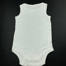 Load image into Gallery viewer, unisex Target, white cotton singletsuit / romper, mum, EUC, size 00,  