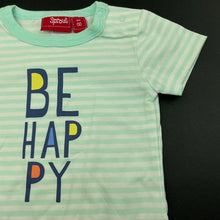 Load image into Gallery viewer, unisex Sprout, striped bodysuit / romper, EUC, size 00,  