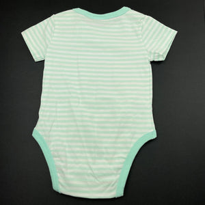unisex Sprout, striped bodysuit / romper, EUC, size 00,  