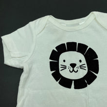Load image into Gallery viewer, Boys Carter&#39;s, white cotton t-shirt / top, lion, FUC, size 00,  