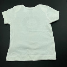 Load image into Gallery viewer, Boys Carter&#39;s, white cotton t-shirt / top, lion, FUC, size 00,  