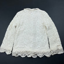 Load image into Gallery viewer, Girls Petite by Celine, lined floral lace lightweight jacket / top, FUC, size 2,  