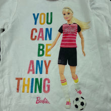 Load image into Gallery viewer, Girls Barbie, cotton long sleeve t-shirt / top, GUC, size 4,  