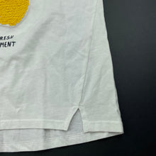 Load image into Gallery viewer, Girls Zara, lightweight cotton t-shirt / top, sequin lemon, EUC, size 8,  
