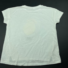 Load image into Gallery viewer, Girls Zara, lightweight cotton t-shirt / top, sequin lemon, EUC, size 8,  