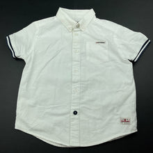 Load image into Gallery viewer, Boys Ben Sherman, white cotton short sleeve shirt , FUC, size 2-3,  