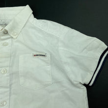 Load image into Gallery viewer, Boys Ben Sherman, white cotton short sleeve shirt , FUC, size 2-3,  