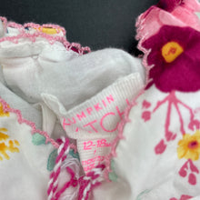 Load image into Gallery viewer, Girls Pumpkin Patch, lined floral cotton party dress, EUC, size 1, L: 48cm