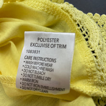 Load image into Gallery viewer, Girls B Collection, yellow lightweight summer top, EUC, size 5,  