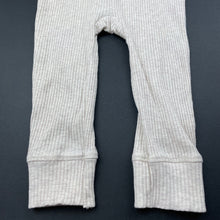Load image into Gallery viewer, unisex Baby Berry, ribbed stretchy leggings / bottoms, elasticated, EUC, size 1,  