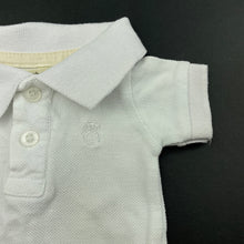 Load image into Gallery viewer, Boys Cotton On, white cotton polo shirt top, FUC, size 0000,  