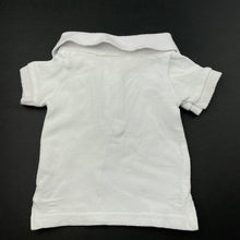 Load image into Gallery viewer, Boys Cotton On, white cotton polo shirt top, FUC, size 0000,  