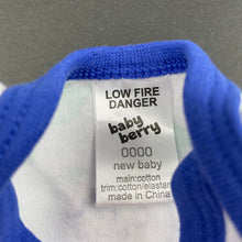 Load image into Gallery viewer, Boys Baby Berry, cotton singletsuit / romper, dinosaurs, EUC, size 0000,  