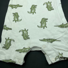 Load image into Gallery viewer, Boys Anko, soft cotton romper, crocodiles, EUC, size 000,  