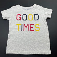 Load image into Gallery viewer, Boys H&amp;T, grey marle t-shirt / top, GUC, size 4,  