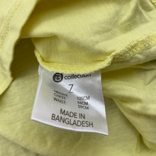 Load image into Gallery viewer, Girls B Collection, yellow cotton summer top, FUC, size 7,  